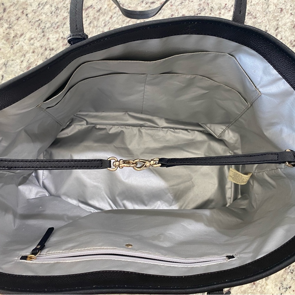 Kate Spade Black and Pink Swan Tote Bag - Picture 7 of 15
